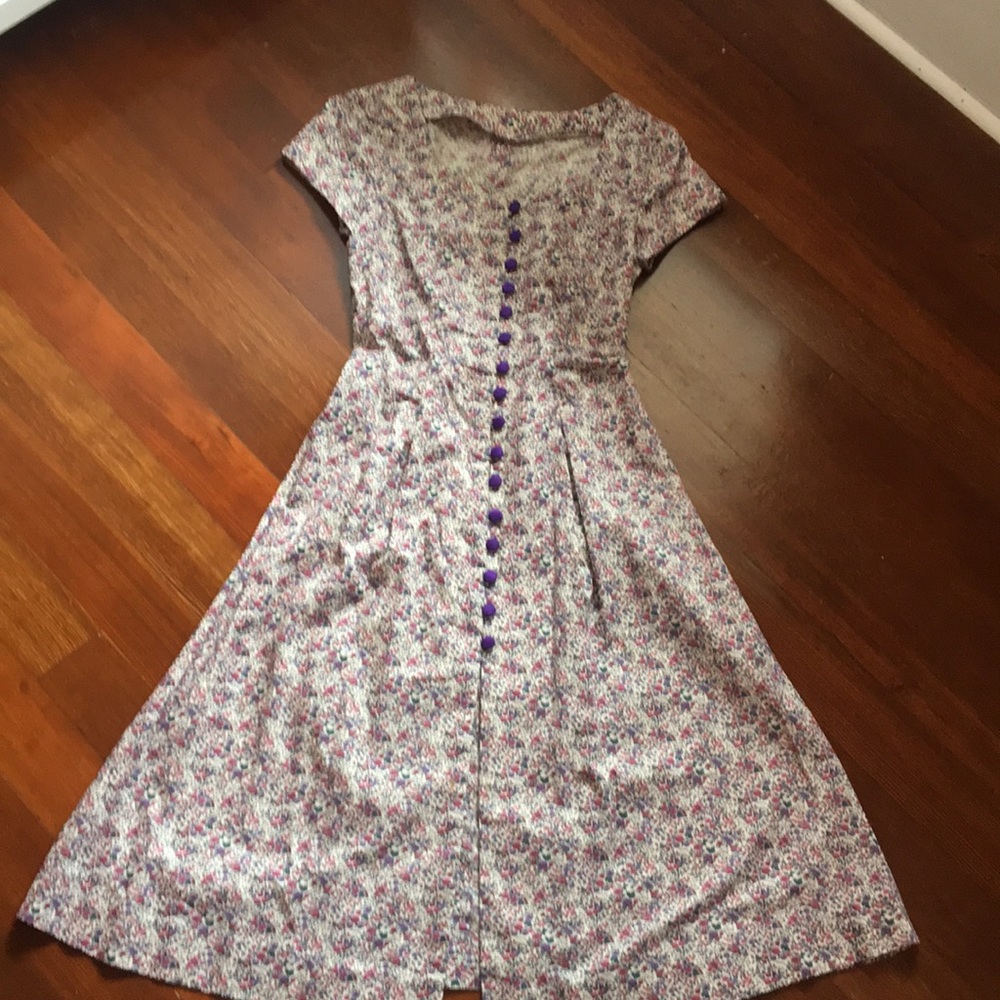 Retro floral dress